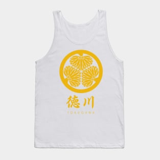 Tokugawa Clan kamon with text Tank Top